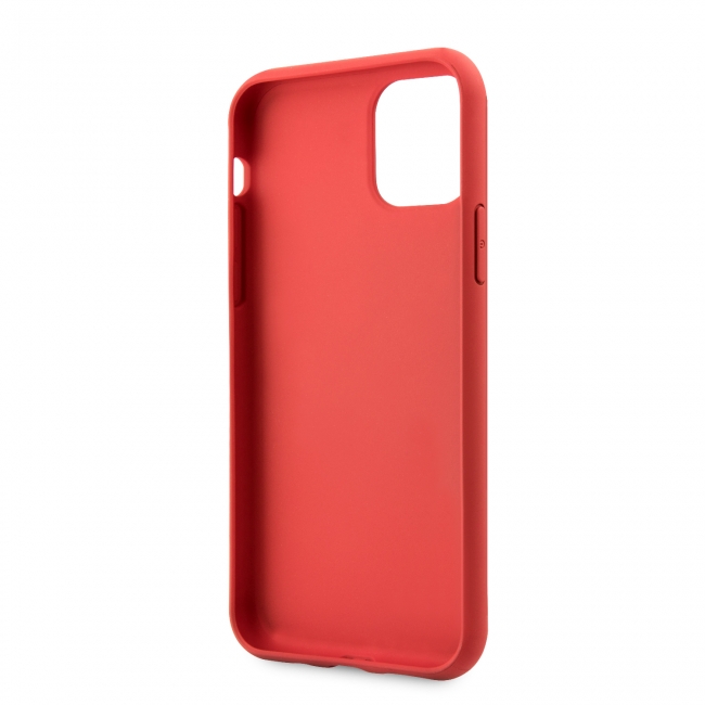 Накладка для iPhone 13 Pro MagSafe ЭкоКожа красная