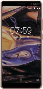 Nokia 7 Plus white & copper (белый с коричневым)