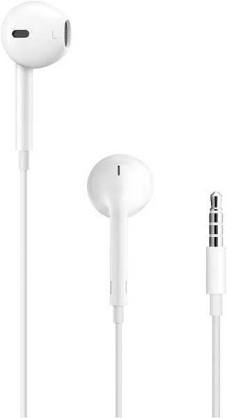 Наушники внутриканальные Apple EarPods with 3.5mm Headphone Plug белый