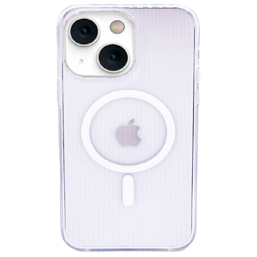 Пластиковая накладка WIWU Crystal Case MagSafe для iPhone 14 Plus прозрачная