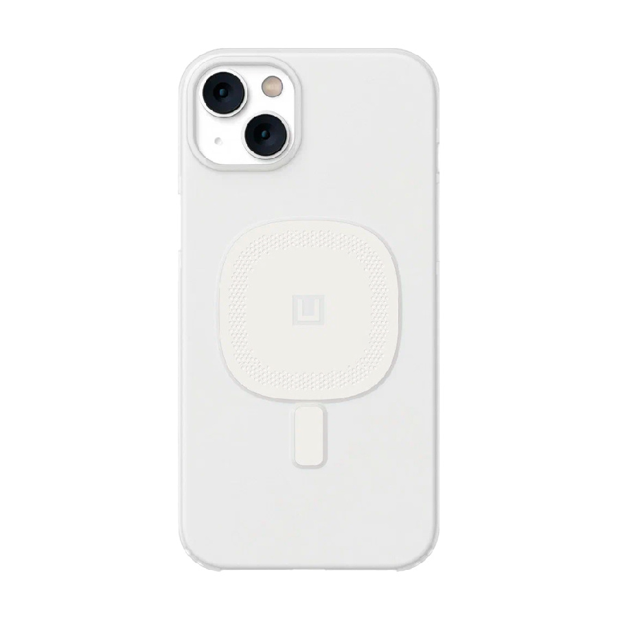 Противоударная пластиковая накладка UAG Lucent MagSafe для iPhone 14 белая