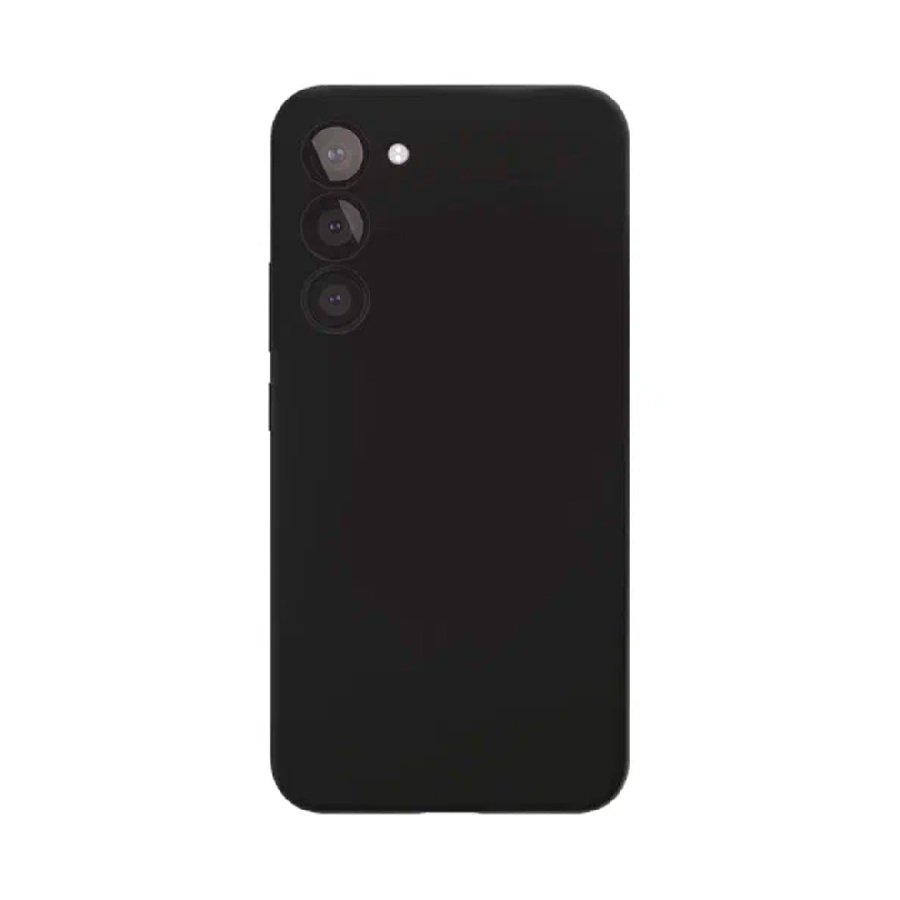 Силиконовая накладка для Samsung Galaxy S24 Plus черная New