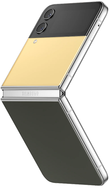 Samsung Galaxy Z Flip4 F721B 256Gb silver/yellow/khaki (серебро/желтый/хаки)