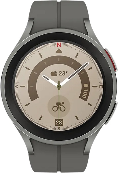 Умные часы Samsung Galaxy Watch5 Pro grey titanium (серый титан)