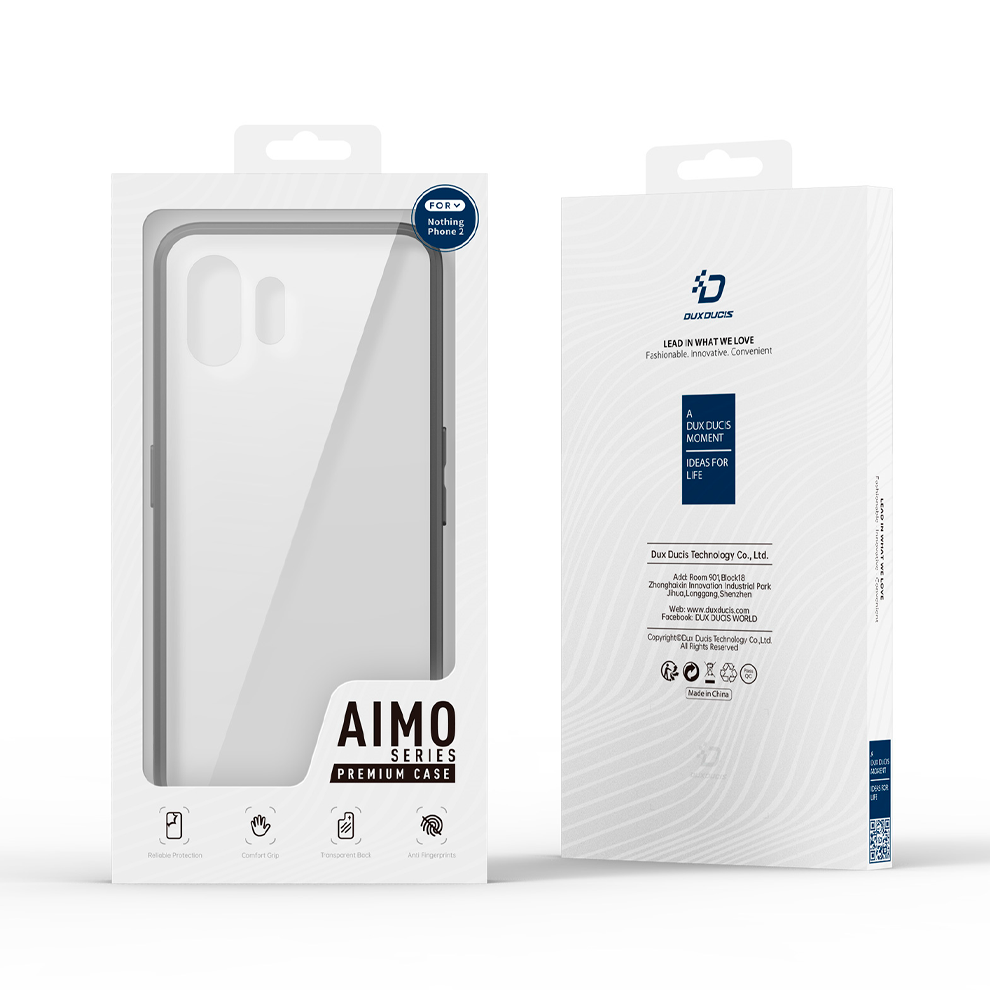 Пластиковая накладка Dux Ducis Aimo series для Nothing Phone (2) черный  кант>