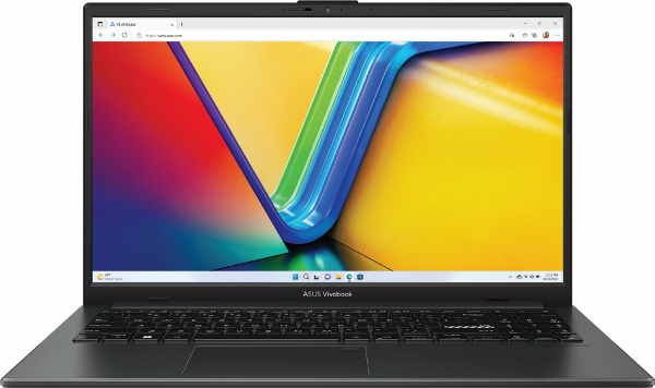 15.6" Ноутбук ASUS Vivobook Go E1504, AMD Ryzen 5 7520U, 16Gb/512Gb, без ОС, серый