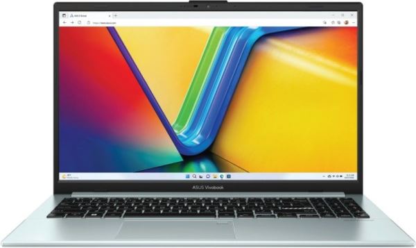 15.6" Ноутбук ASUS Vivobook Go E1504, AMD Ryzen 5 7520U, 16Gb/512Gb, без ОС, серо-зеленый