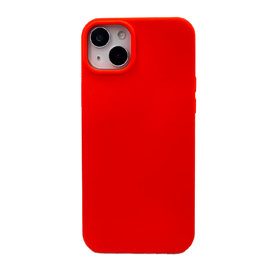 Силиконовая накладка для iPhone 14 (SC) красная Partner