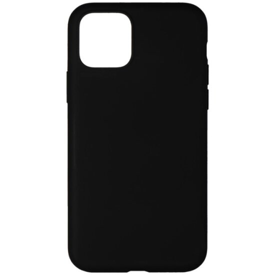 Силиконовая накладка для iPhone 12 mini (SC) черная Partner