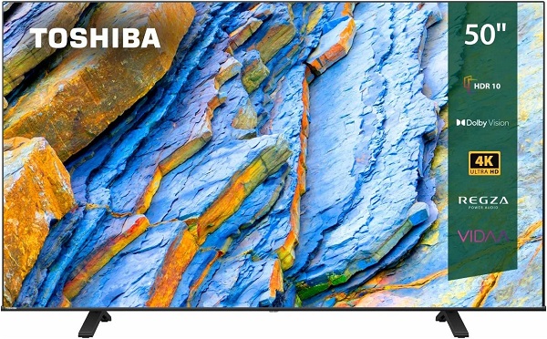 50" Телевизор Toshiba 50C350LE 4K UHD, LED, HDR.  60 Гц, VIDAA
