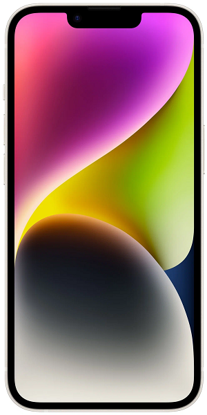 Apple iPhone 14 128GB Dual: nano SIM + eSim starlight (белый)