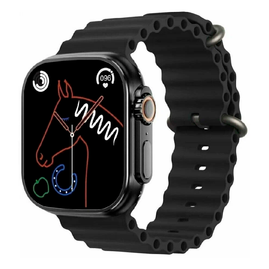 Смарт часы Hoco Watch Y12 Ultra Black (черные) (китай)ㅤ