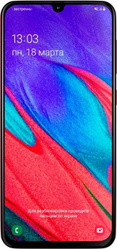 Samsung Galaxy A40 красный