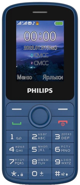 Philips Xenium E2101 синий