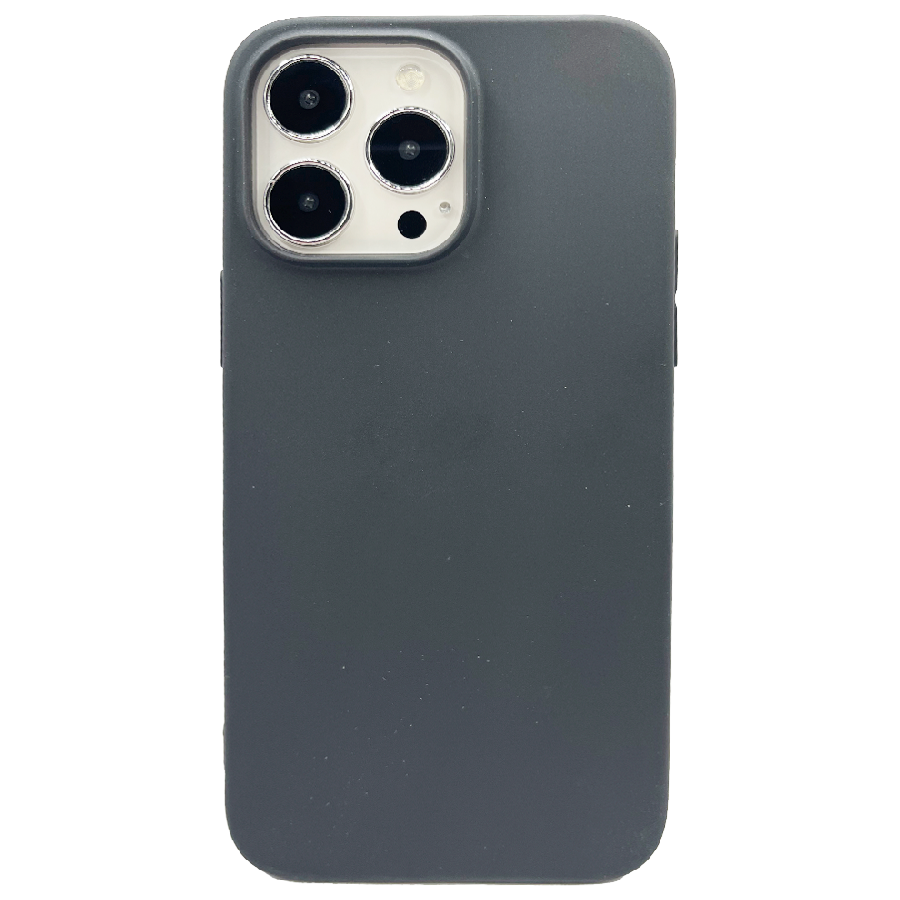 Силиконовая накладка FaisOn для iPhone 14 Pro черная