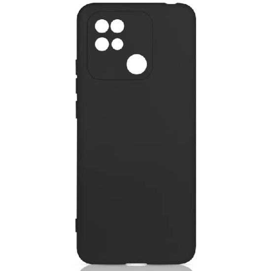 Силиконовая накладка для Xiaomi Redmi 10 (SC) черная