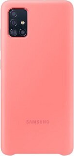 силиконовая накладка для Samsung S21 SC яркио розовая Partner