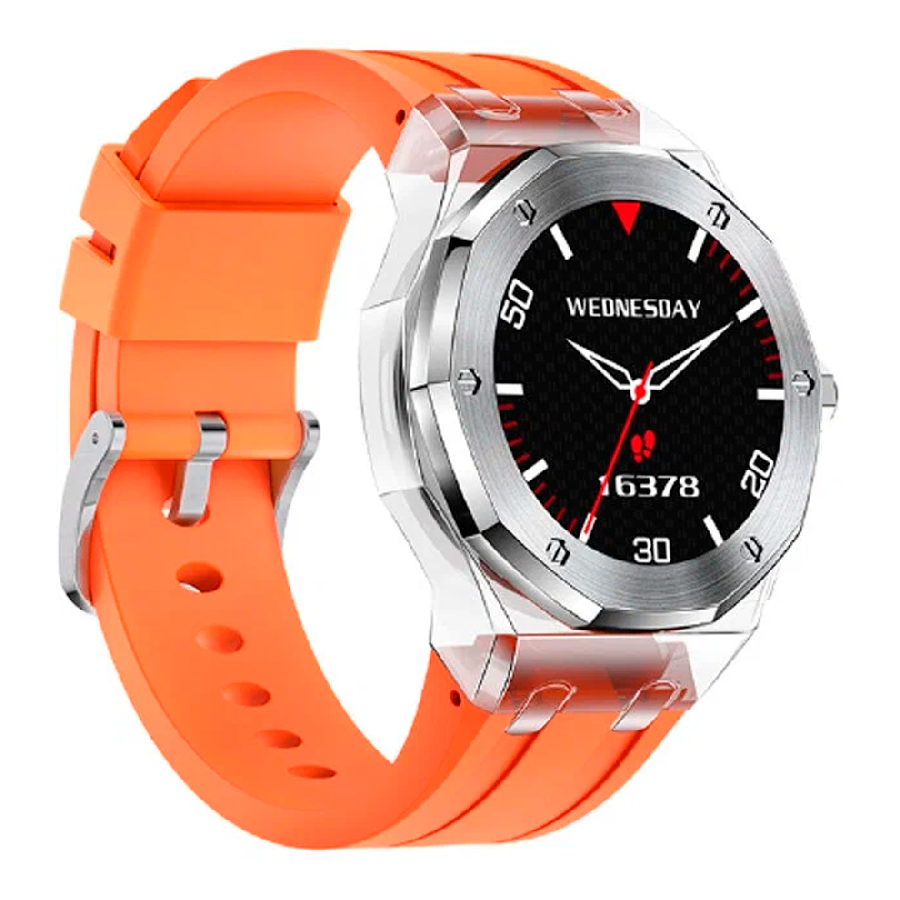Умные часы HOCO, Y13, bluetooth 5.0, водонепрониаемые, оранжевый цвет ㅤ