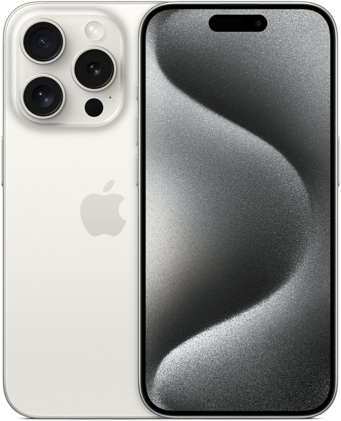 Apple iPhone 15 Pro 1TB Dual: nano SIM + eSim titanium white (титановый белый)