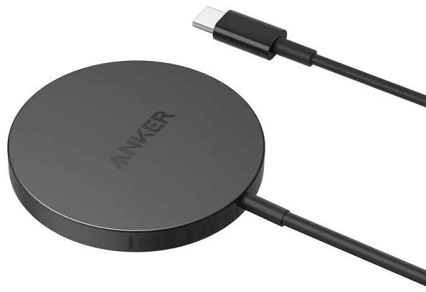 Беспроводное зарядное устройство Anker PowerWave Select+ Magnetic Pad 15W A2566 черное