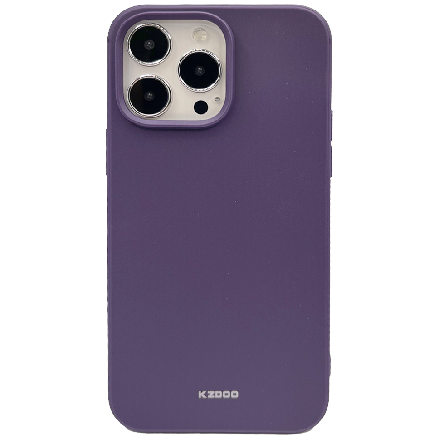 Силиконовая накладка KZDOO QSeries для iPhone 14 Pro фиолетовая